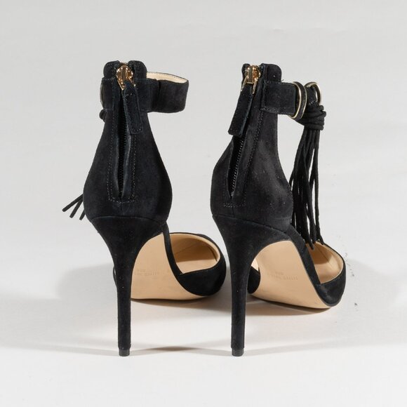 Nine West Black Suede Everafter Pointed Heels, Size 8M - Picture 2 of 5